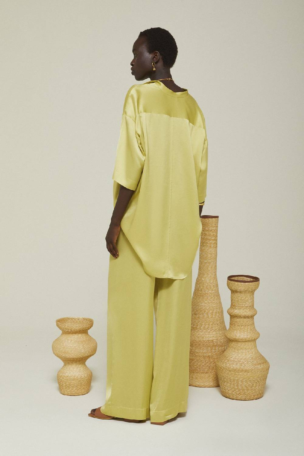 ottod'Ame Viscose palazzo trousers Presa