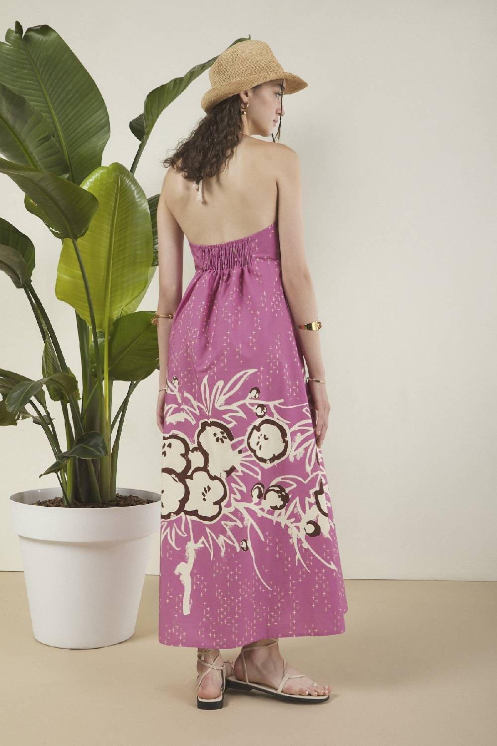 ottod'Ame Cotton long dress Sconto