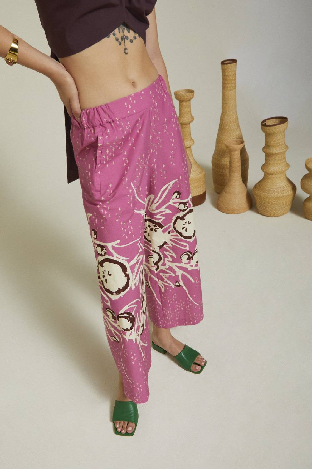 ottod'Ame Cotton wide trousers Offerta