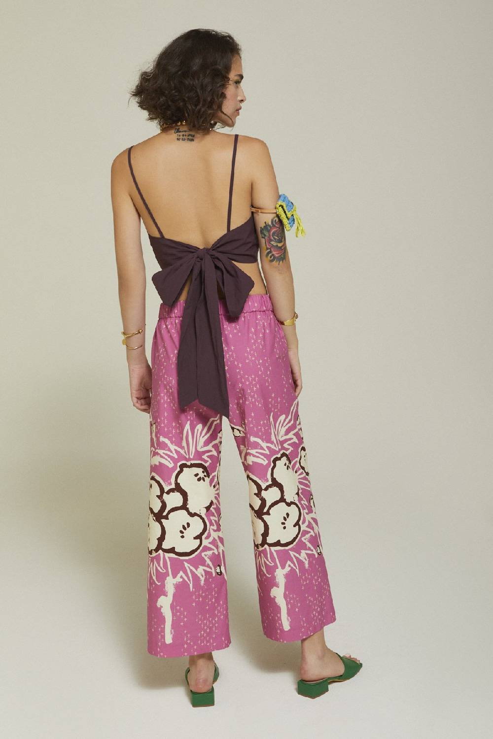 ottod'Ame Cotton wide trousers Offerta