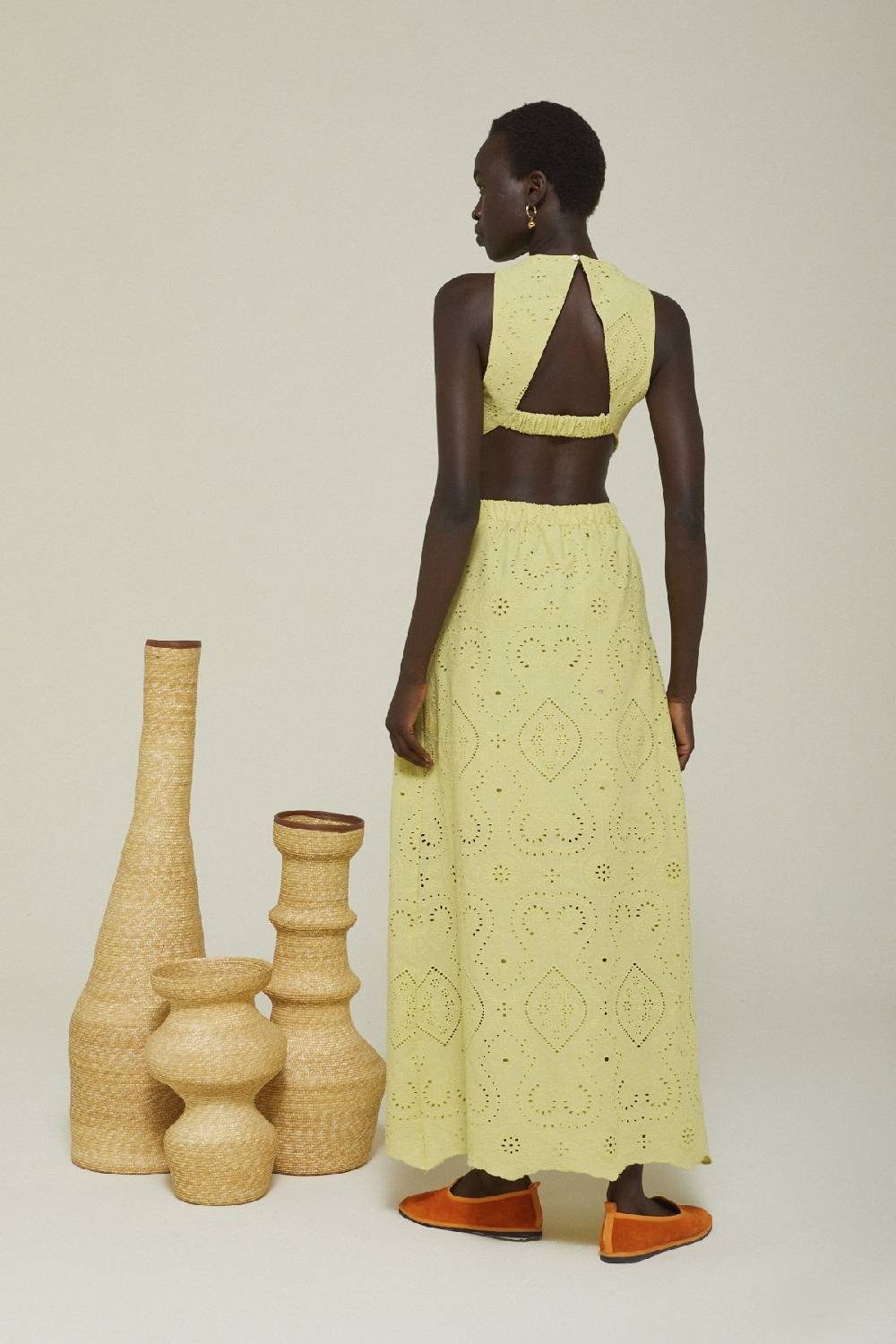 ottod'Ame Broderie anglaise long dress Outlet