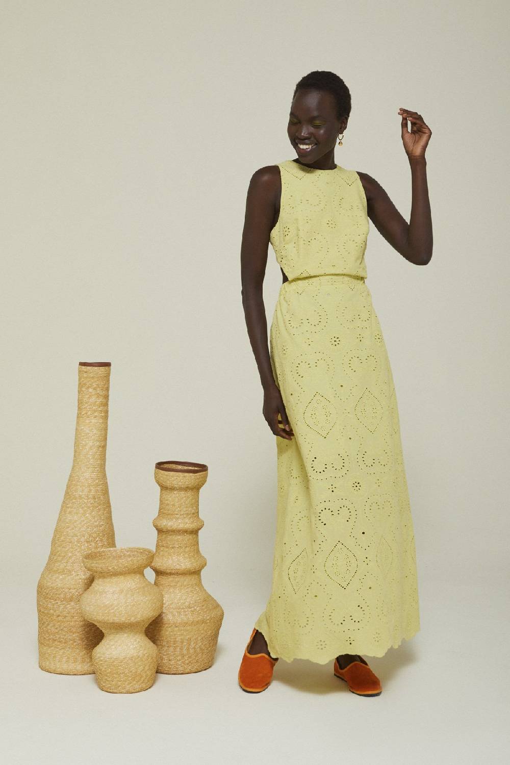 ottod'Ame Broderie anglaise long dress Outlet