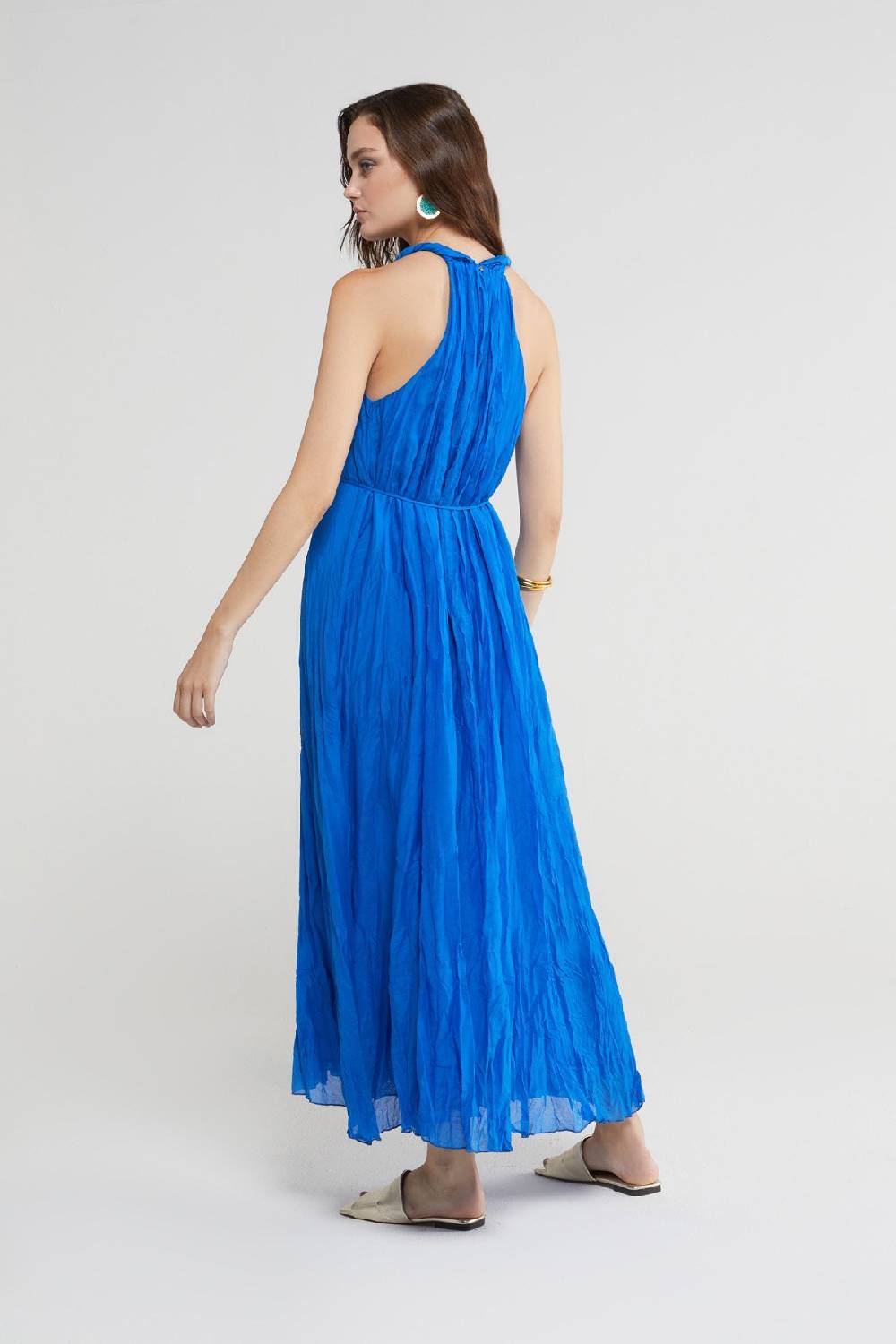 ottod'Ame Silk blend long dress Vendita Economica