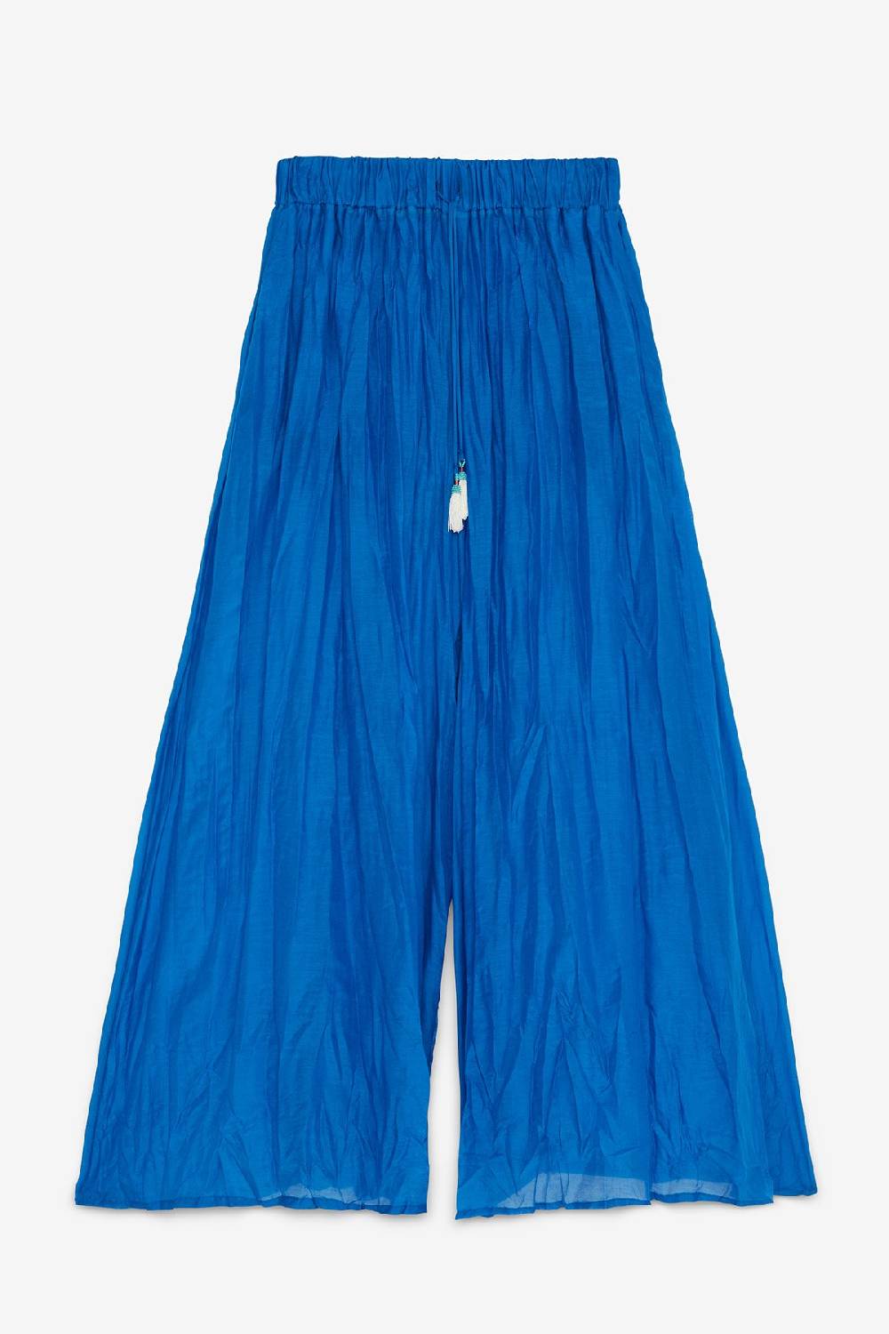 ottod'Ame Silk blend palazzo trousers Saldi Di Fabbrica