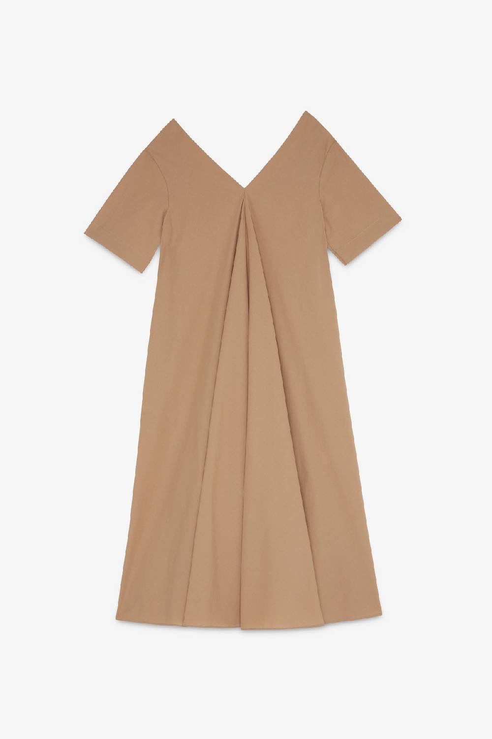ottod'Ame Poplin midi dress with pleats Spedizione gratuita