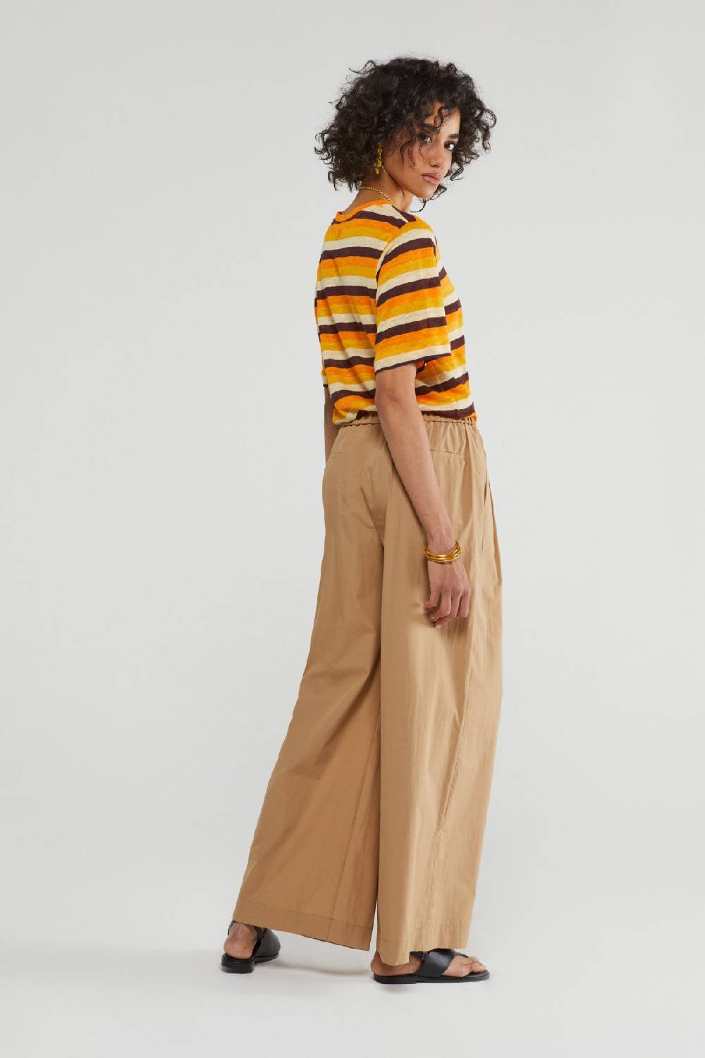 ottod'Ame Poplin palazzo trousers Sconto di tempo limitato