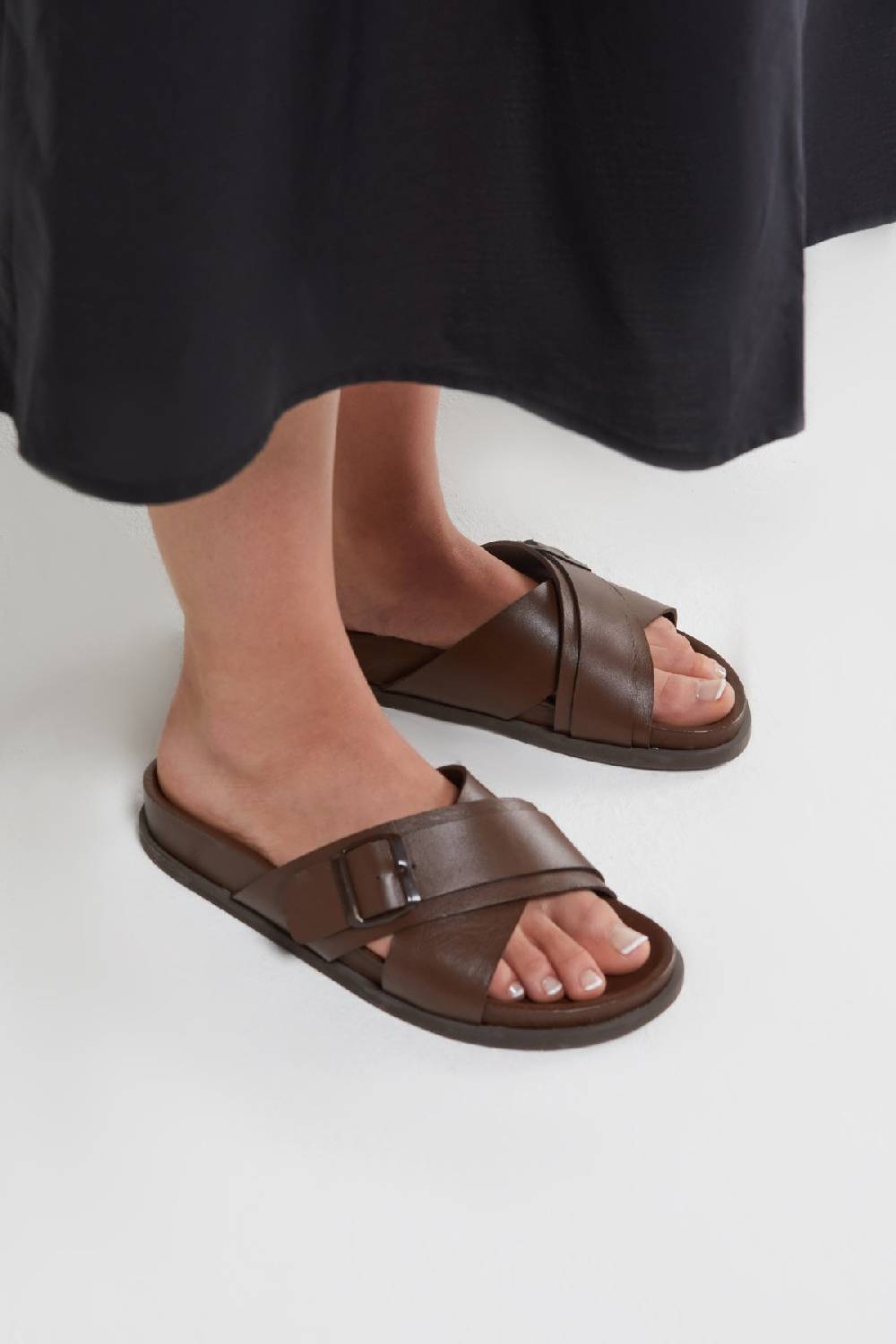 ottod'Ame Leather slippers Grande vendita