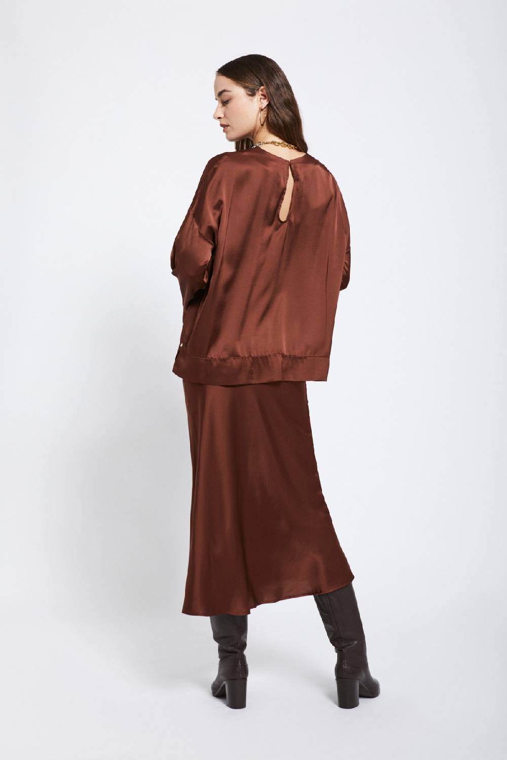 ottod'Ame Viscose long skirt Offerta esclusiva