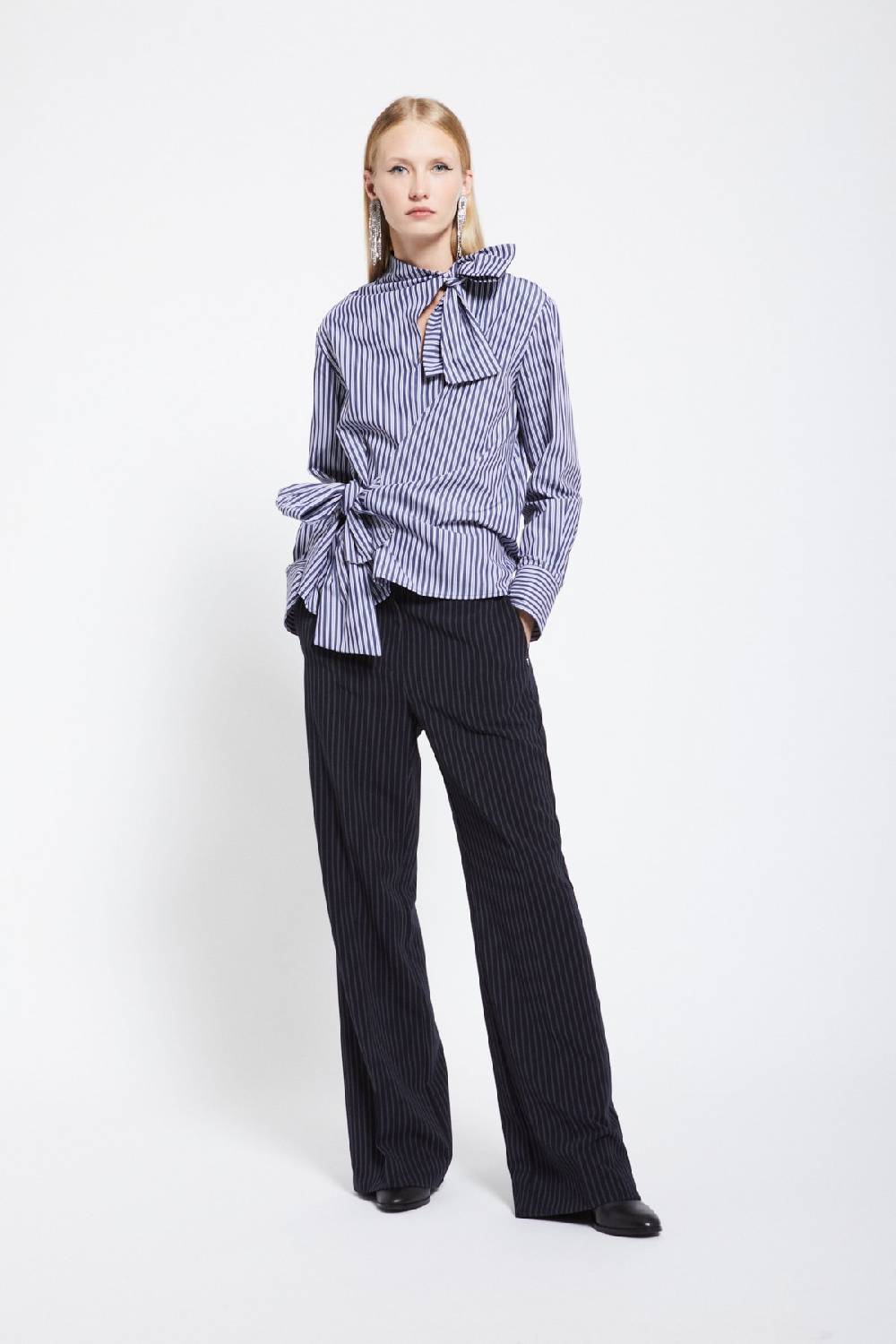 ottod'Ame Poplin shirt with bows Offerta San Valentino