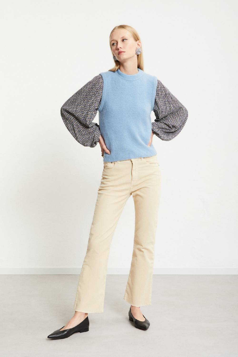 ottod'Ame Vest with rounded neck Online Outlet