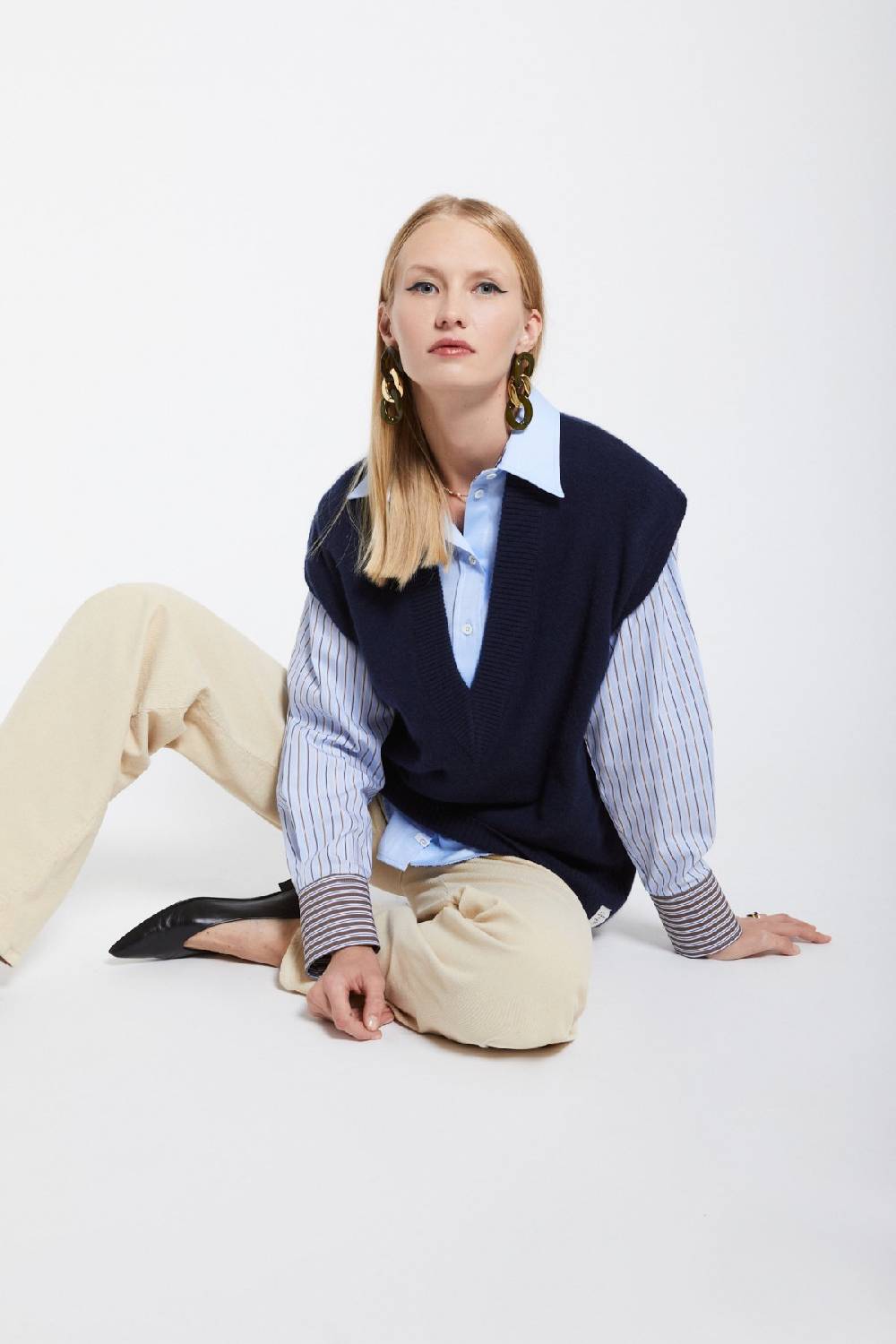ottod'Ame Cashmere vest Offerte speciali