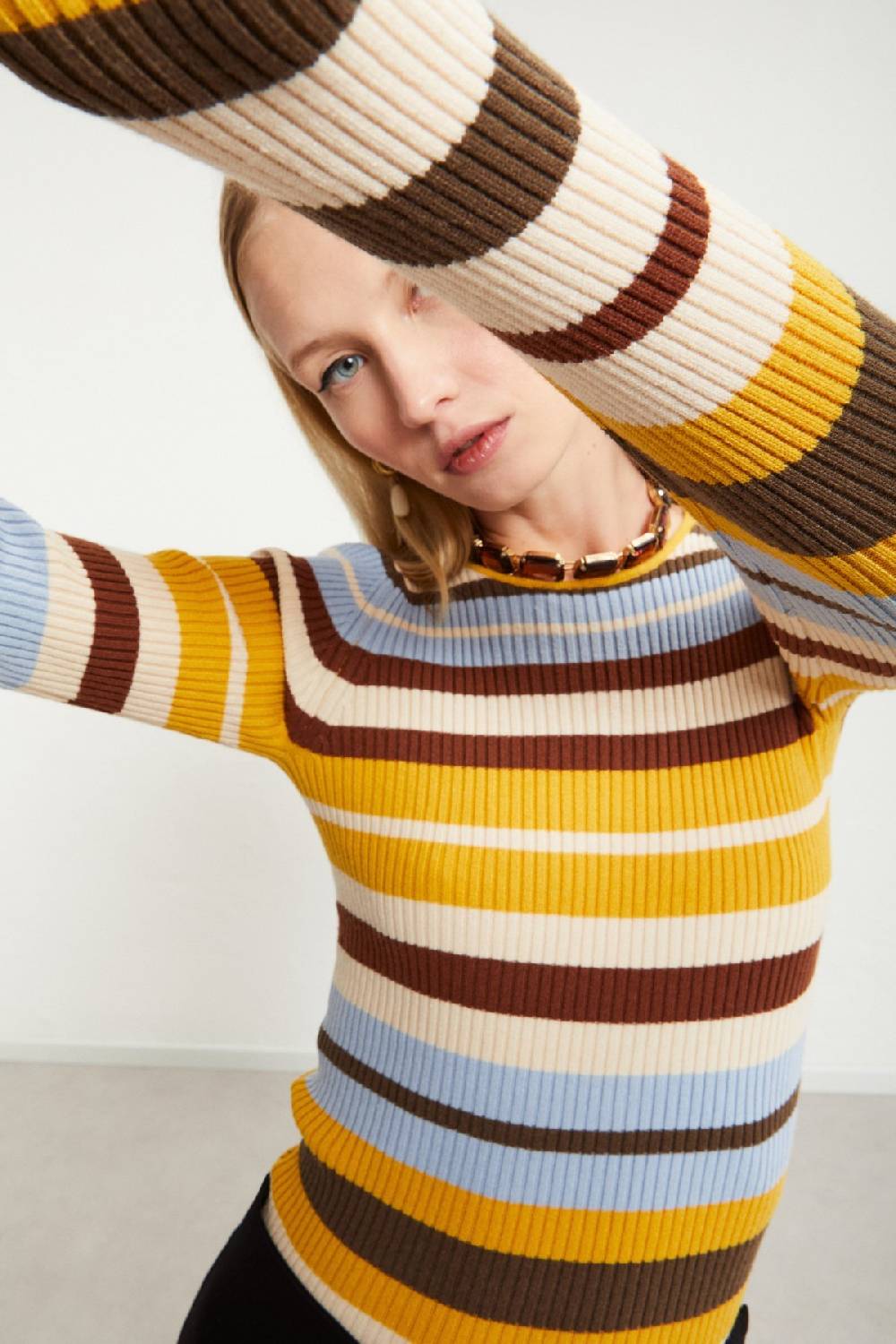 ottod'Ame Jumper with stripes Enormi risparmi