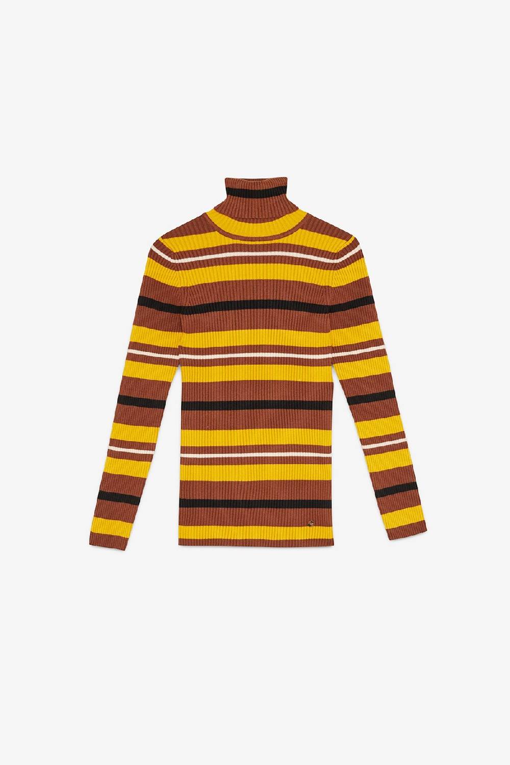 ottod'Ame Turtleneck jumper with stripes Super Saving Price
