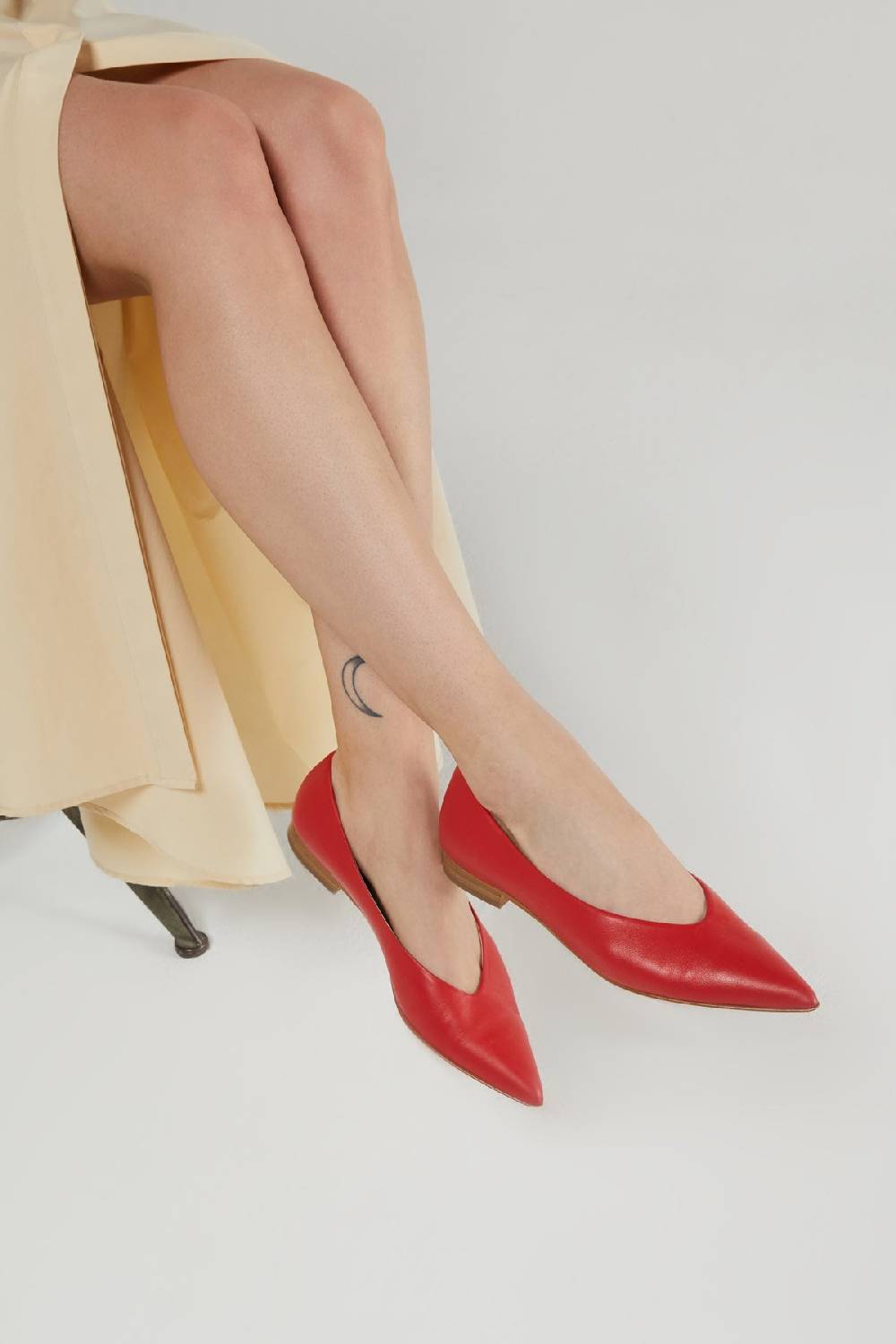ottod'Ame Leather ballet flats Ritorno libero