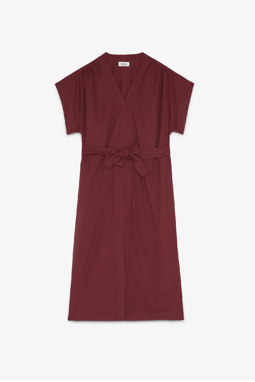 ottod'Ame Poplin midi dress with sash Ultimi due giorni