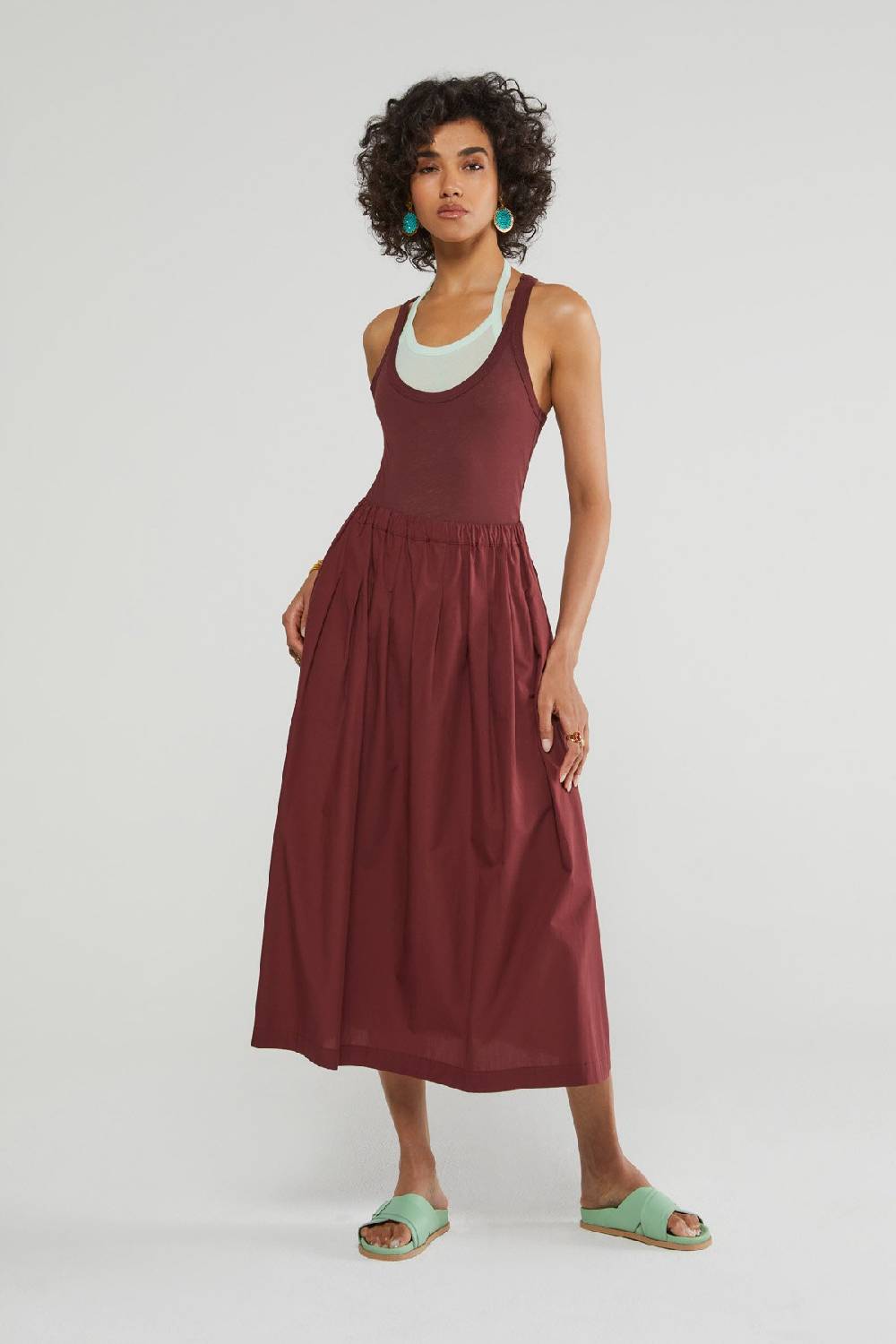 ottod'Ame Poplin lomng skirt Ultimo giorno