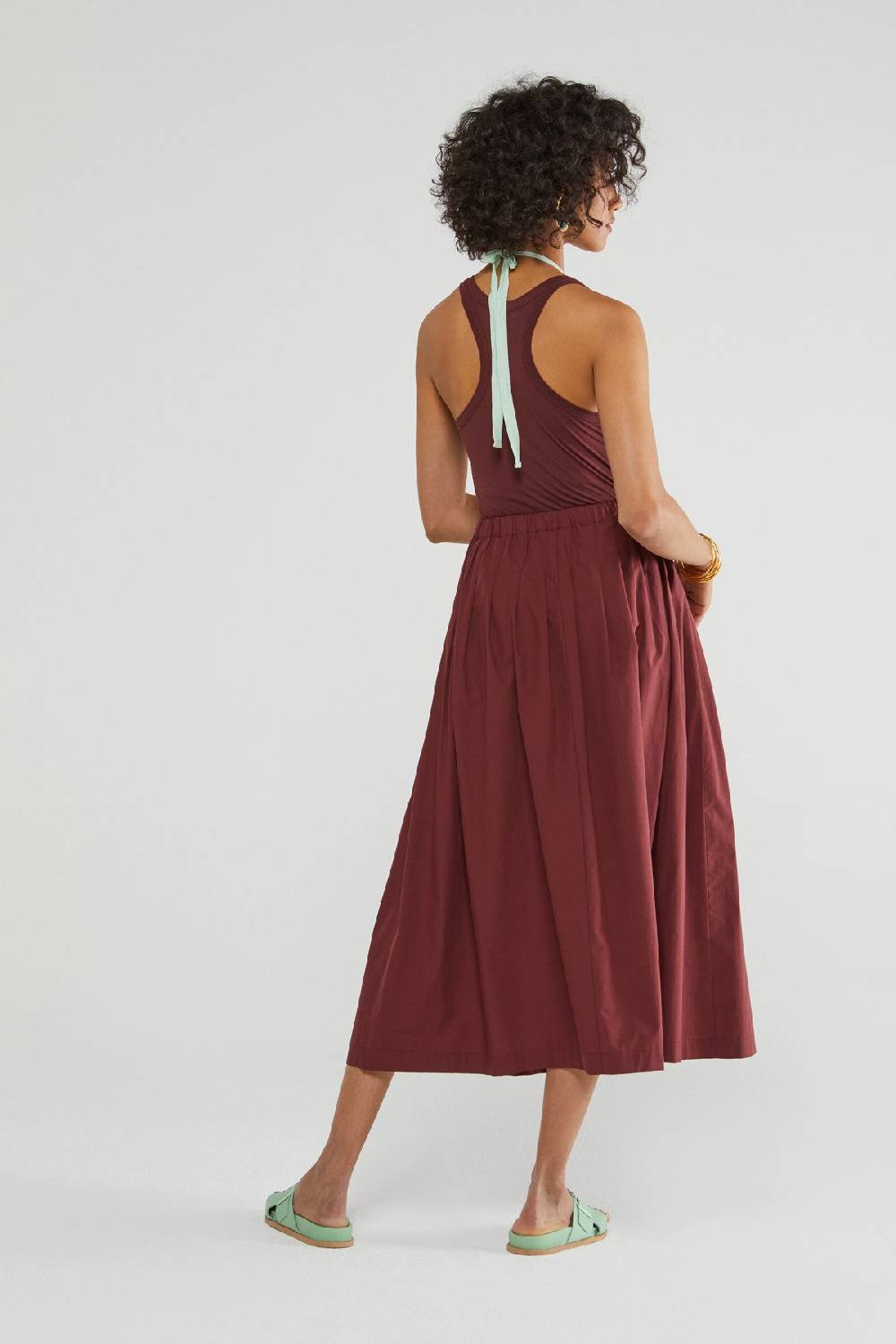 ottod'Ame Poplin lomng skirt Ultimo giorno