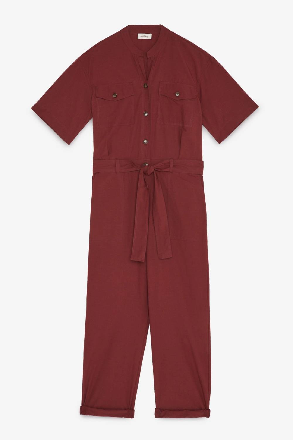 ottod'Ame Poplin jumpsuit with sash Only for today