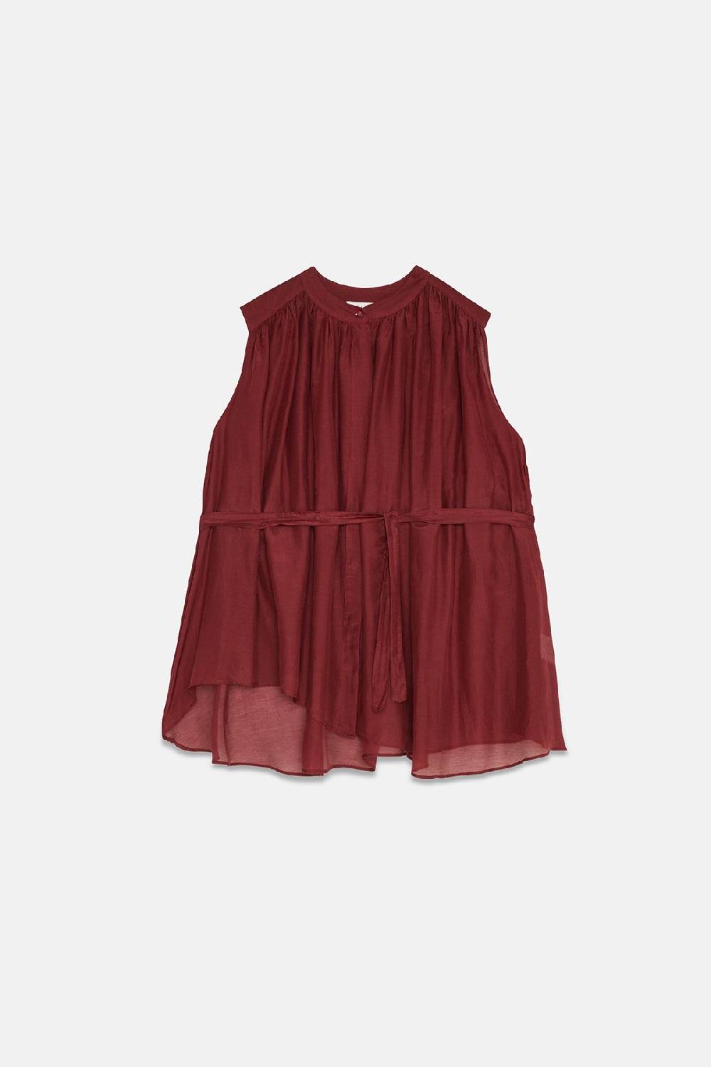 ottod'Ame Silk blend sleeveless shirt Offerta speciale della fabbrica