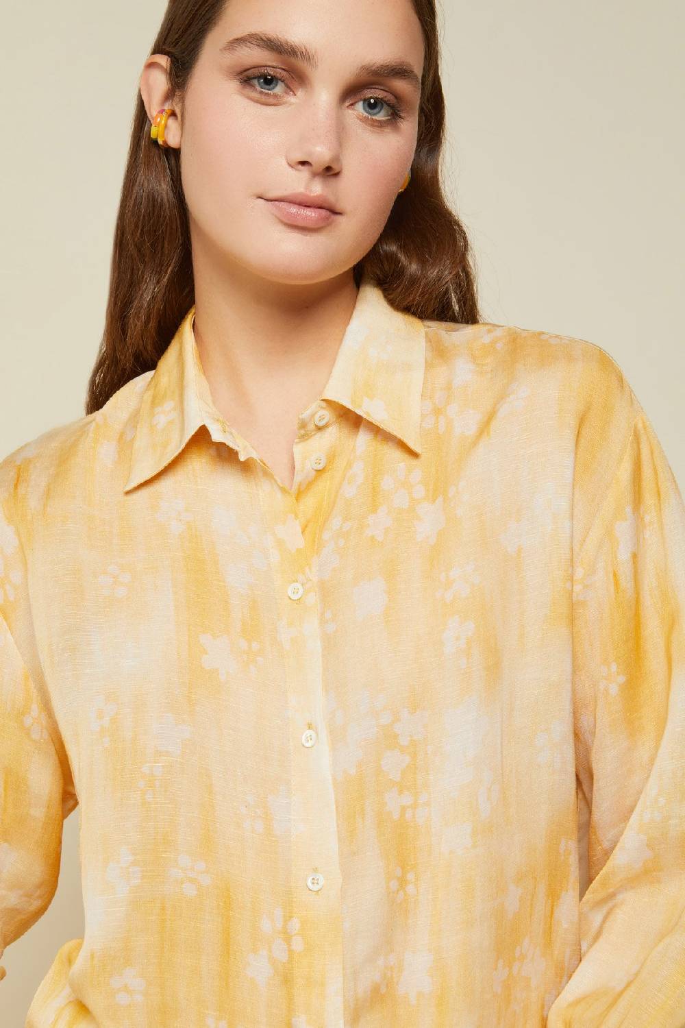 ottod'Ame Linen blend shirt Fino al 55% di sconto