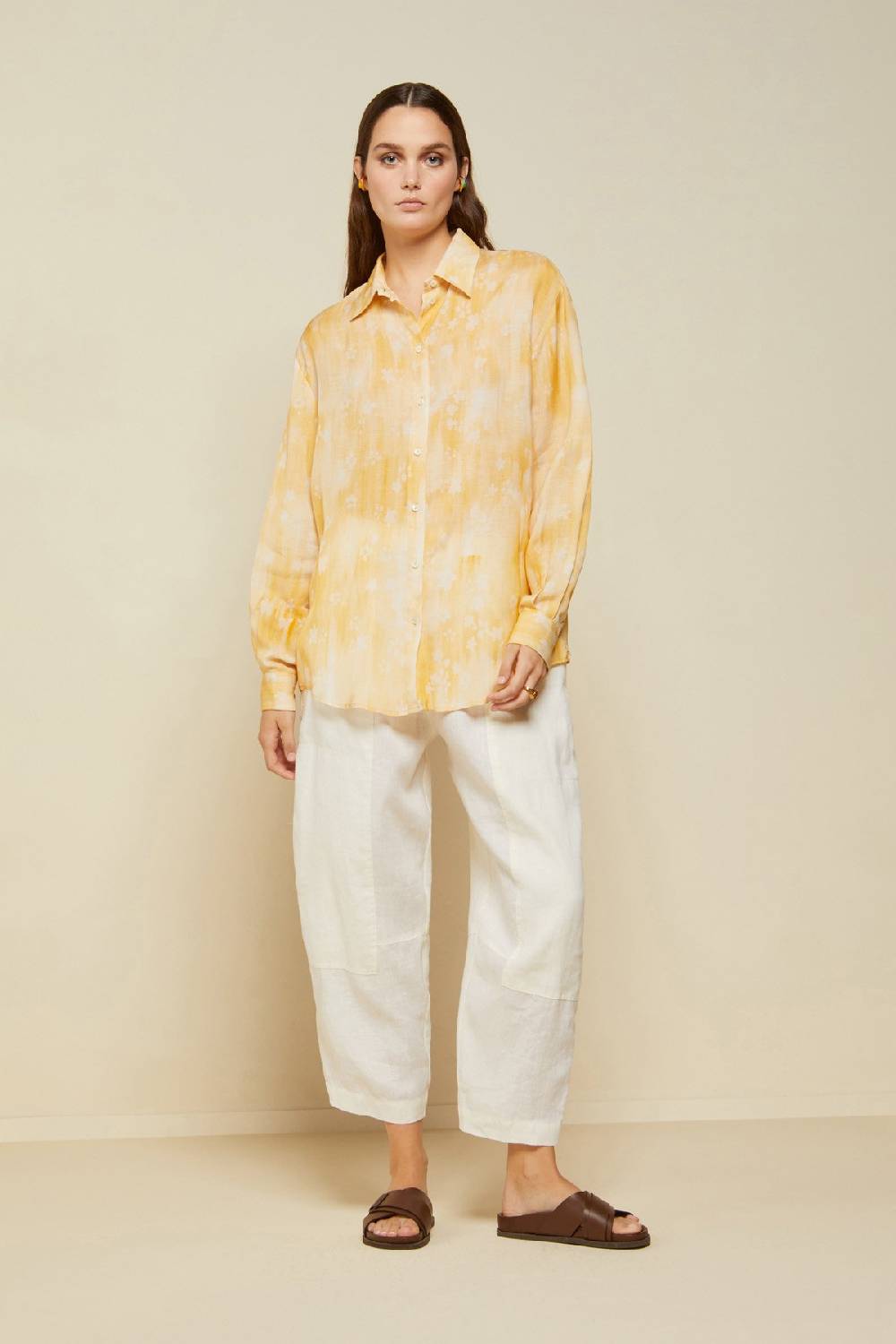 ottod'Ame Linen blend shirt Fino al 55% di sconto