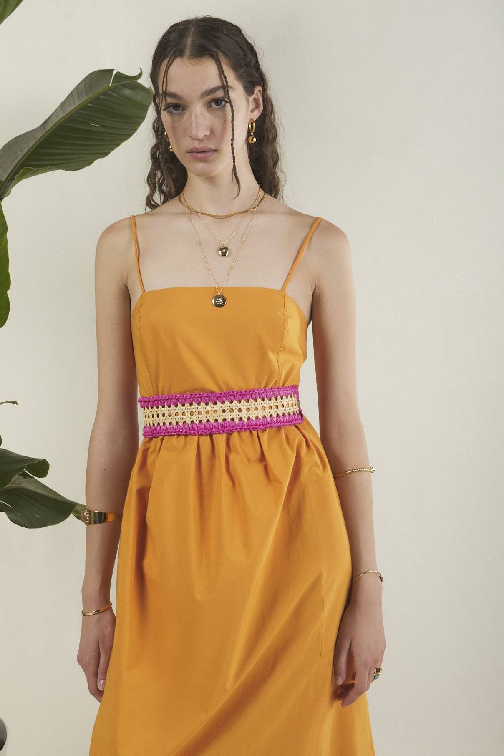 ottod'Ame Poplin long dress Officina