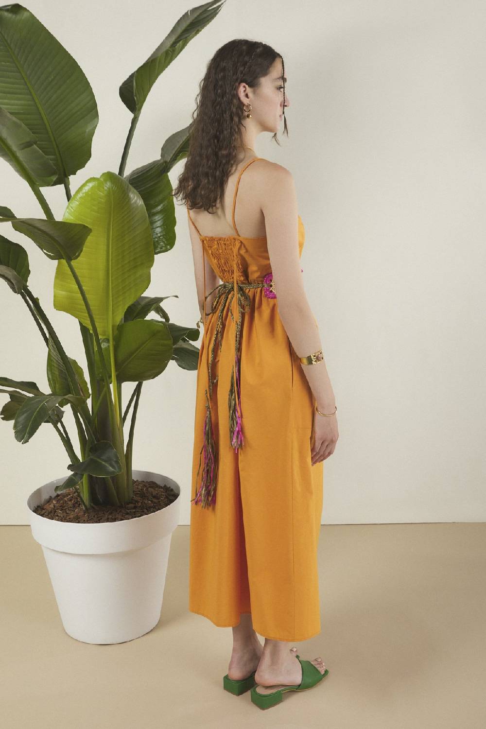 ottod'Ame Poplin long dress Officina