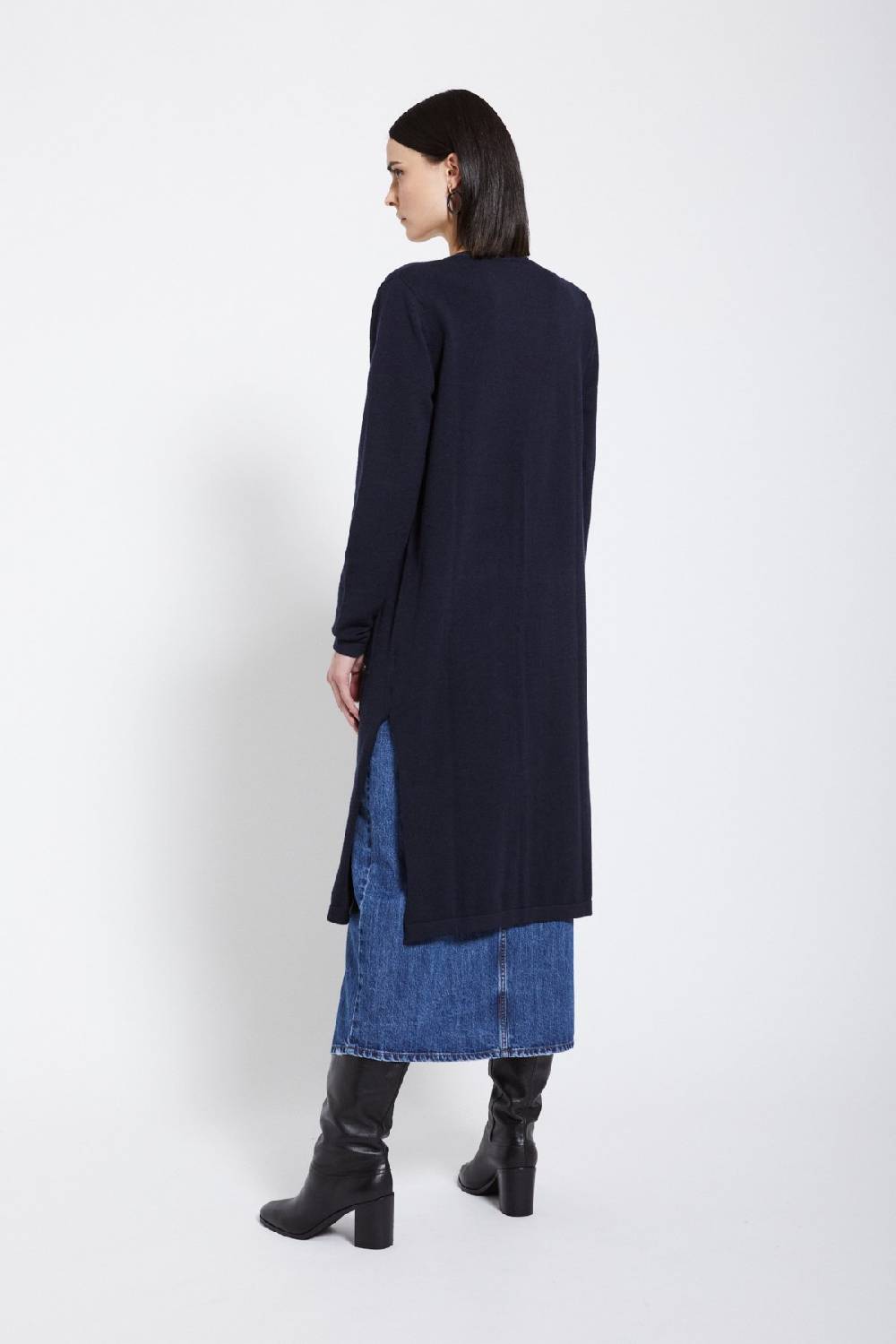ottod'Ame Midi cardigan with slits Spedizione Gratuita