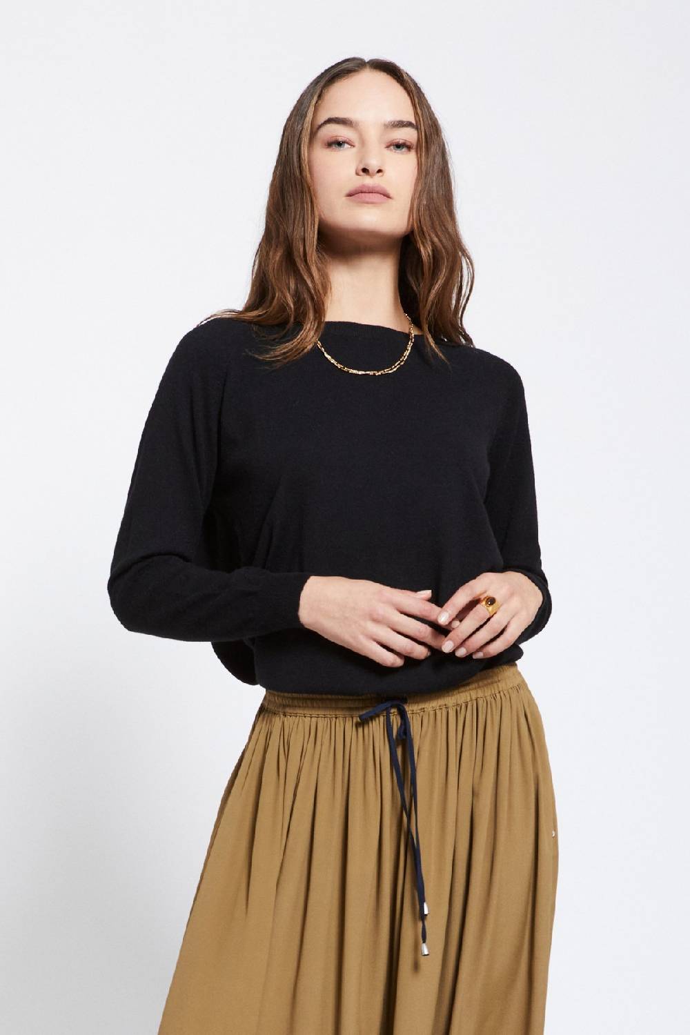 ottod'Ame Jumper with flared bottom Soddisfazione Garantita