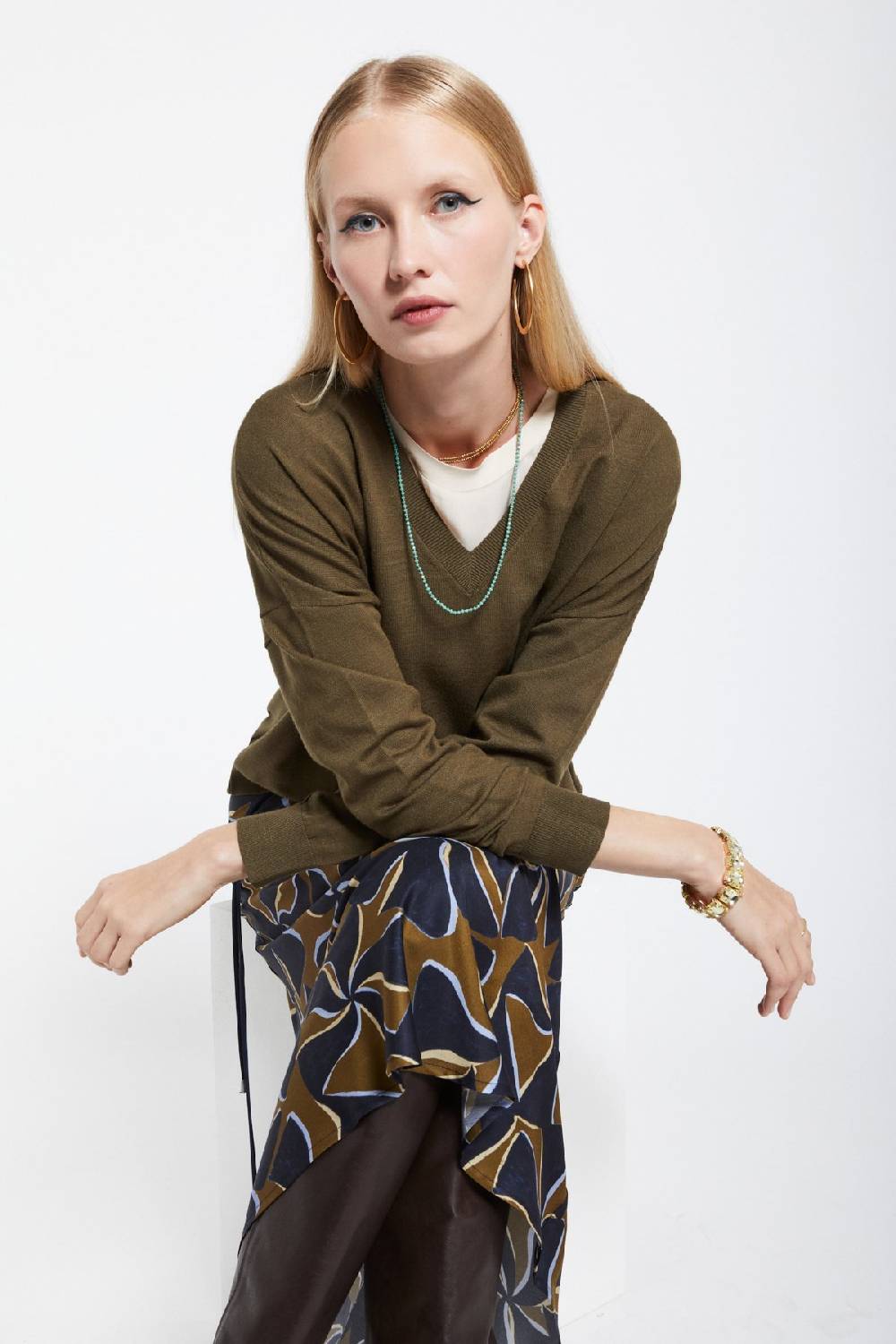 ottod'Ame Sweater with V neck Negozi Online