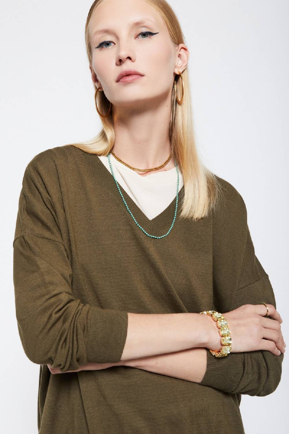 ottod'Ame Sweater with V neck Negozi Online