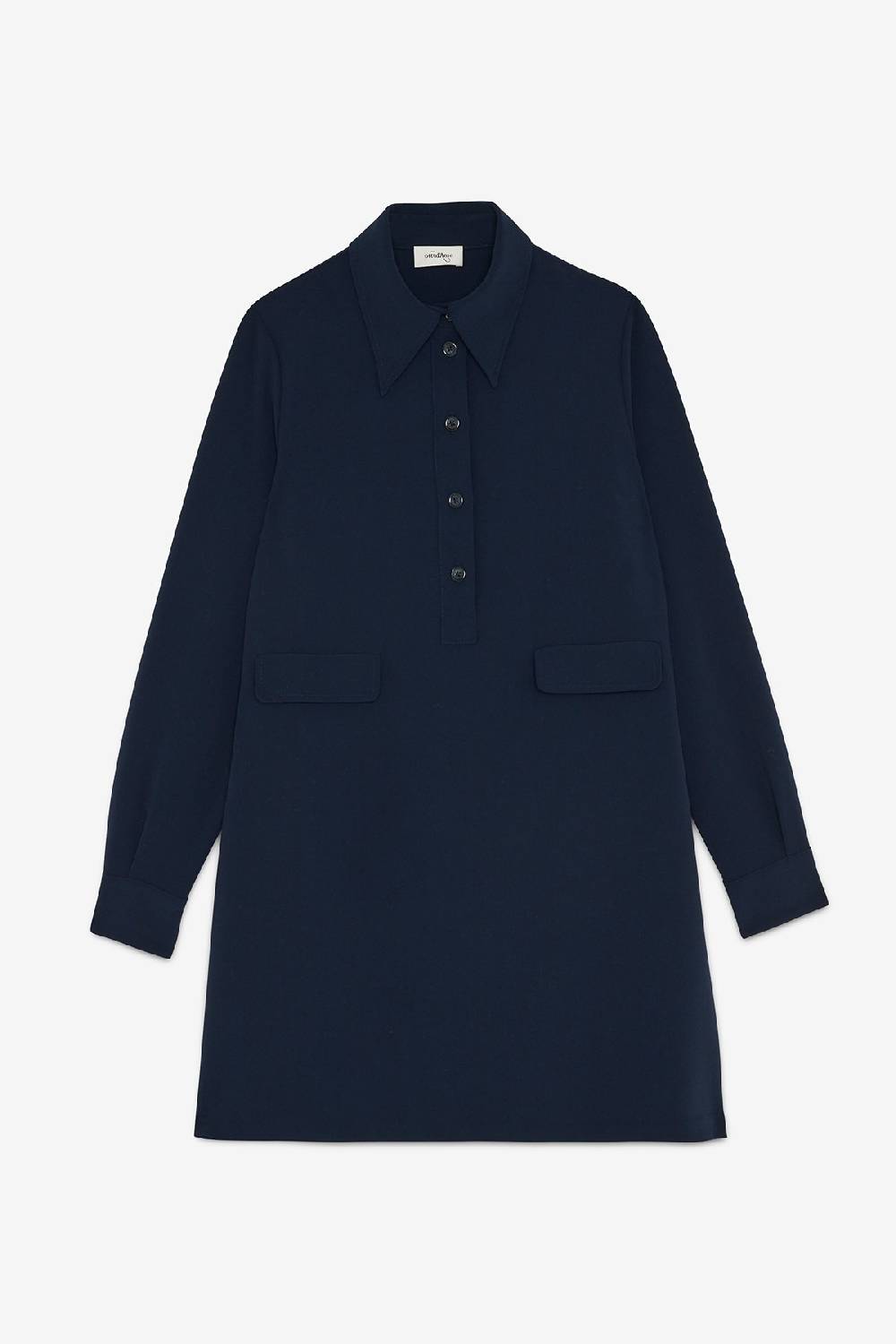 ottod'Ame Solid short dress with collar Acquista Ora
