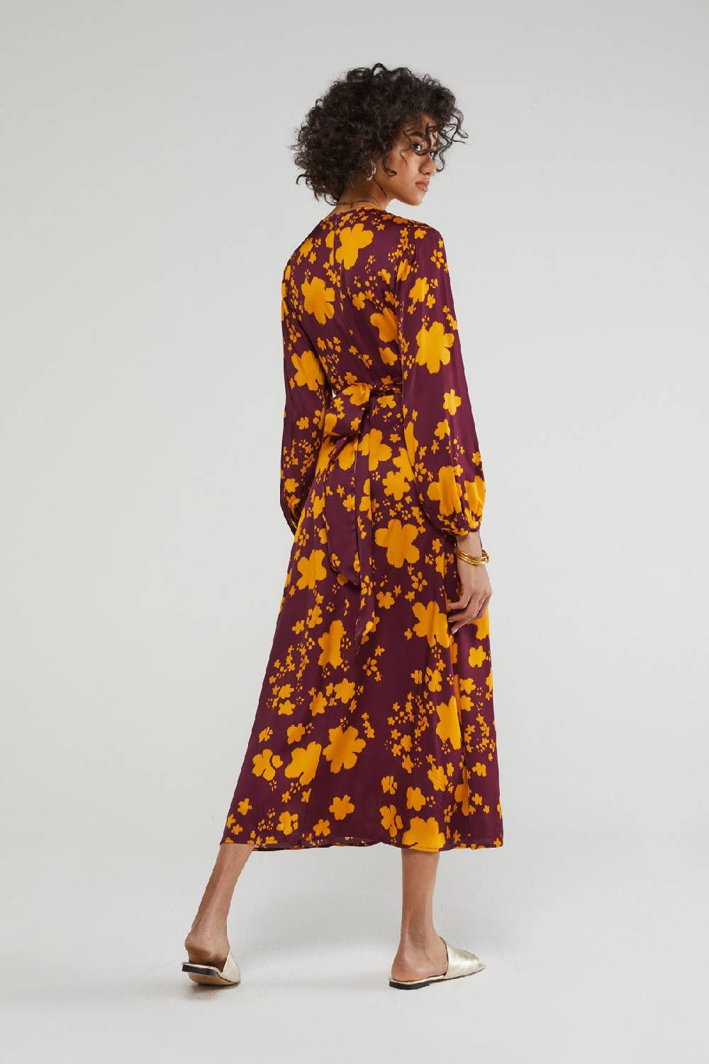 ottod'Ame Viscose criss-crossed long dress Negozio