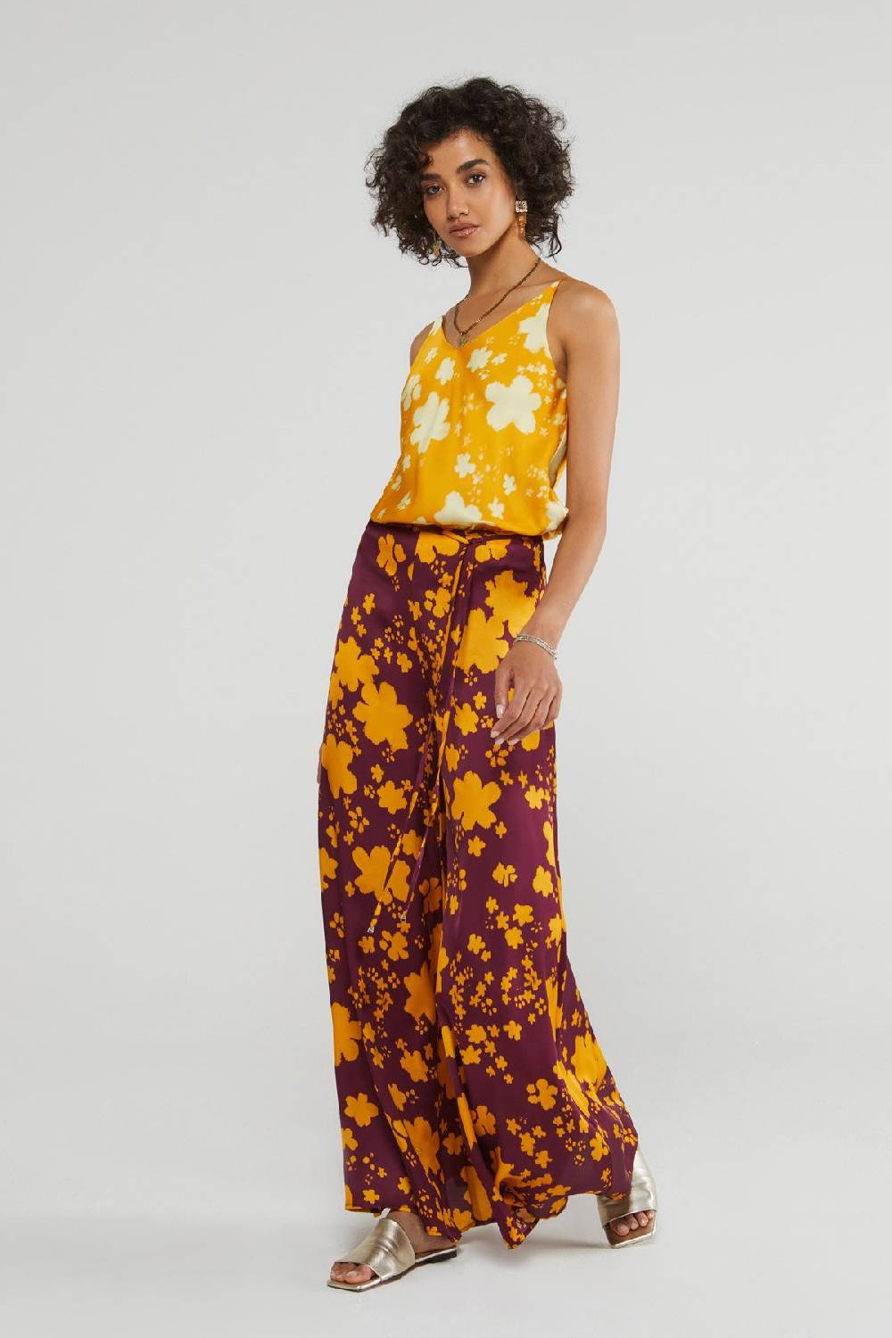 ottod'Ame Viscose palazzo trousers Moda