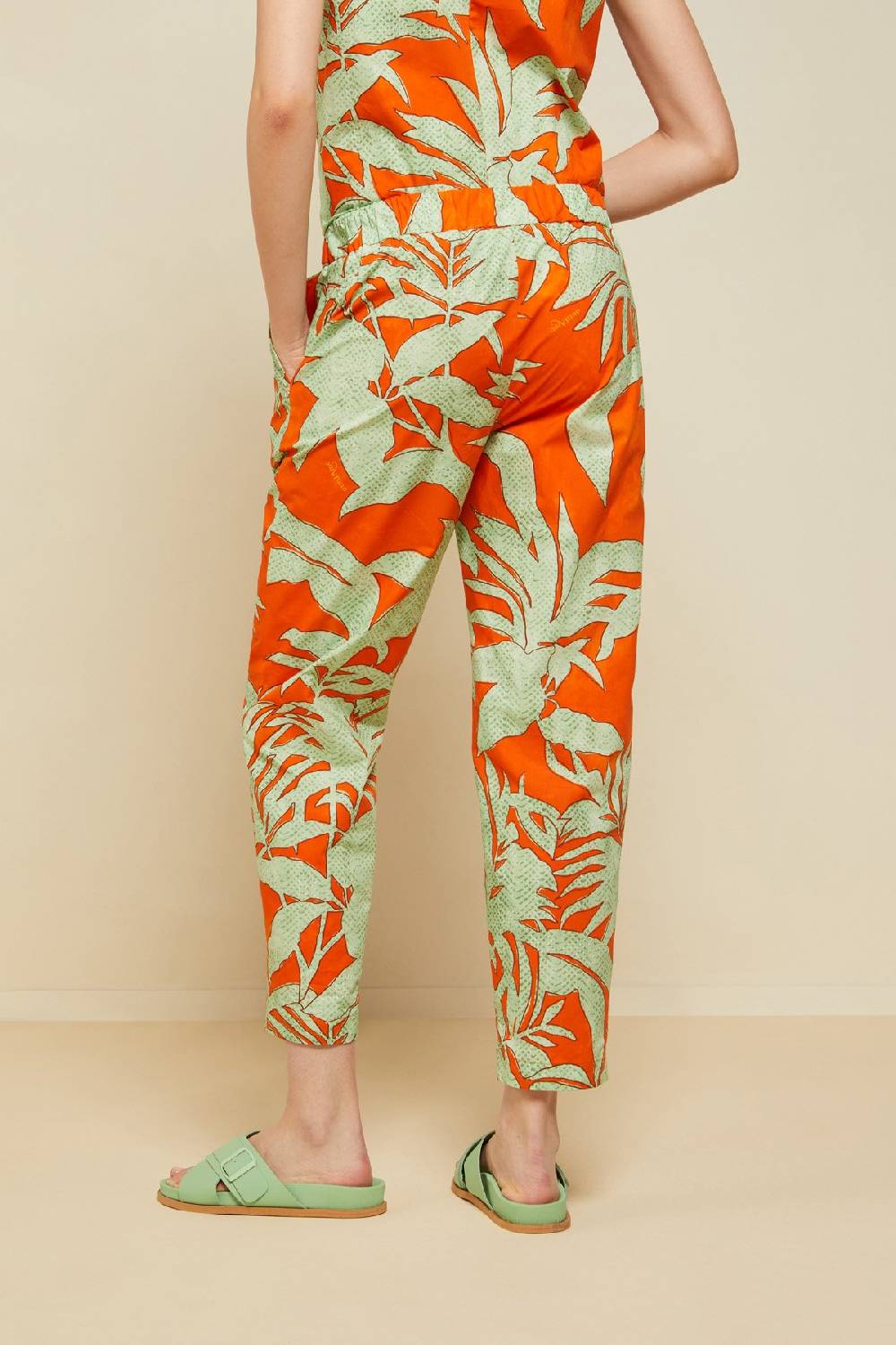 ottod'Ame Cotton ankle lenght trousers Negozio online di fabbrica