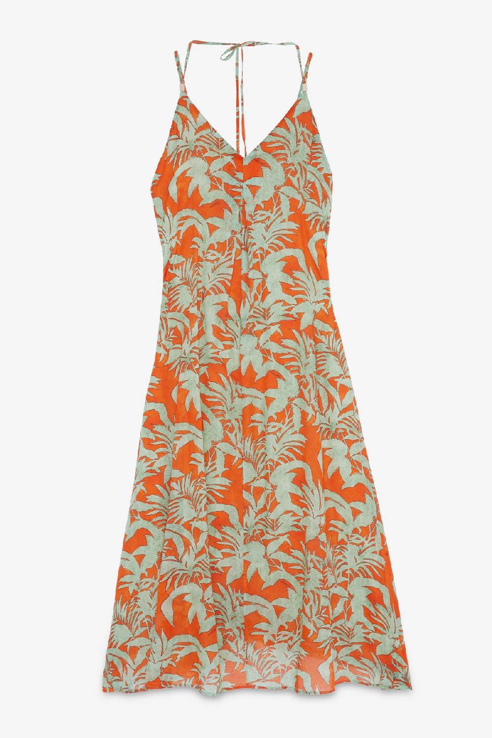 ottod'Ame Printed cotton long dress Grande vendita