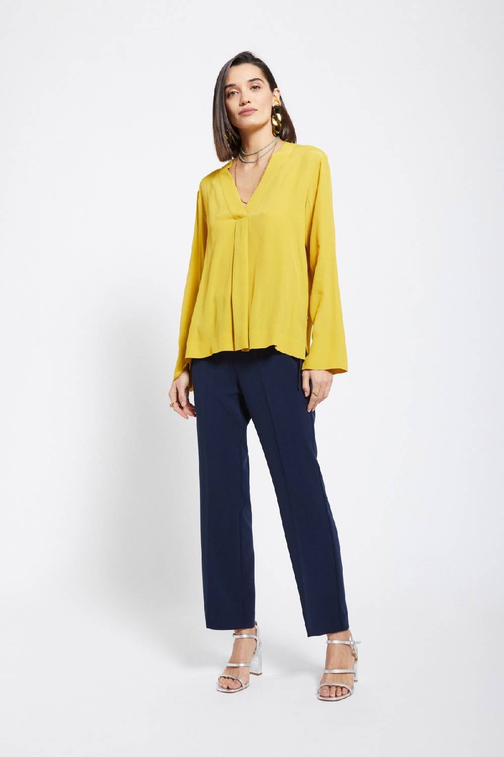 ottod'Ame Silk-blend blouse Cyber Monday