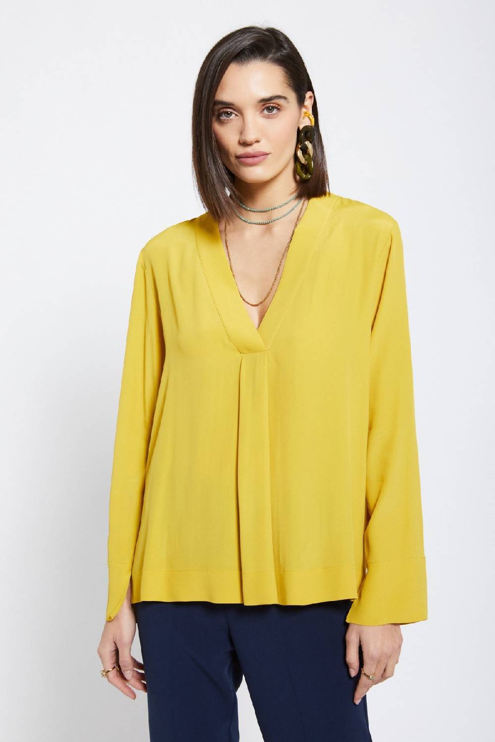 ottod'Ame Silk-blend blouse Cyber Monday