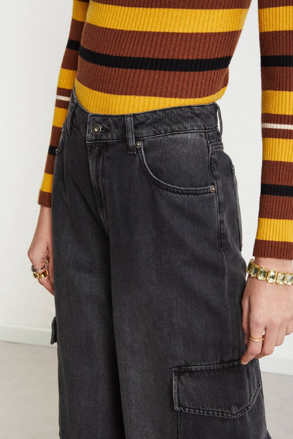 ottod'Ame Jeans Cargo Latest fashion