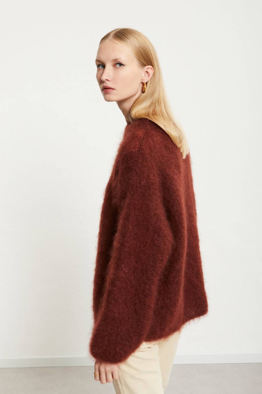 ottod'Ame Mohair blend fluffy jumper Offerte esclusive