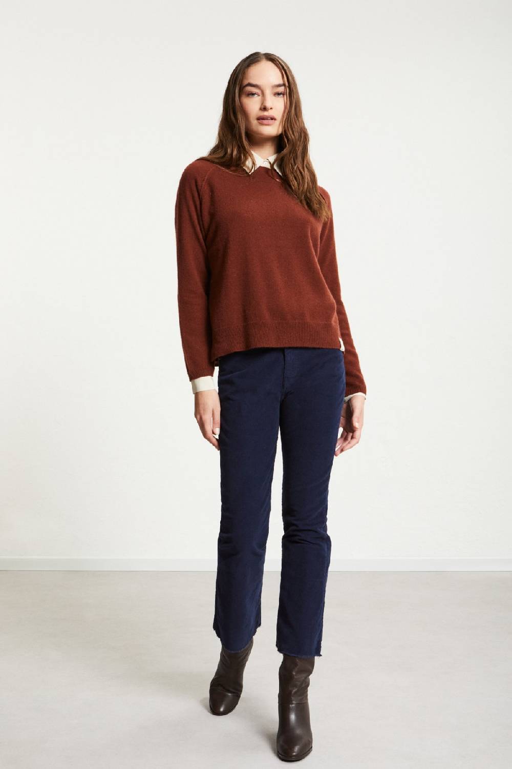 ottod'Ame Velvet anlke lenght trousers Lightning offer
