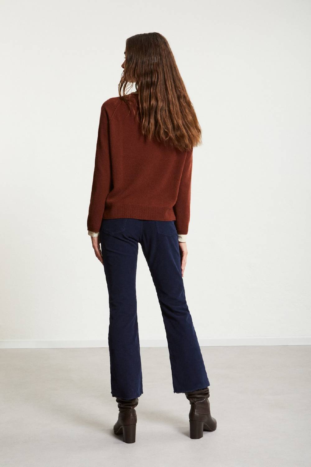 ottod'Ame Velvet anlke lenght trousers Lightning offer