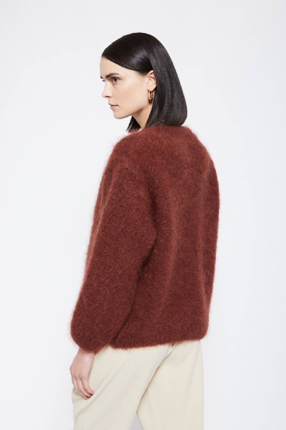 ottod'Ame Mohair blend fluffy jumper Grandi sconti