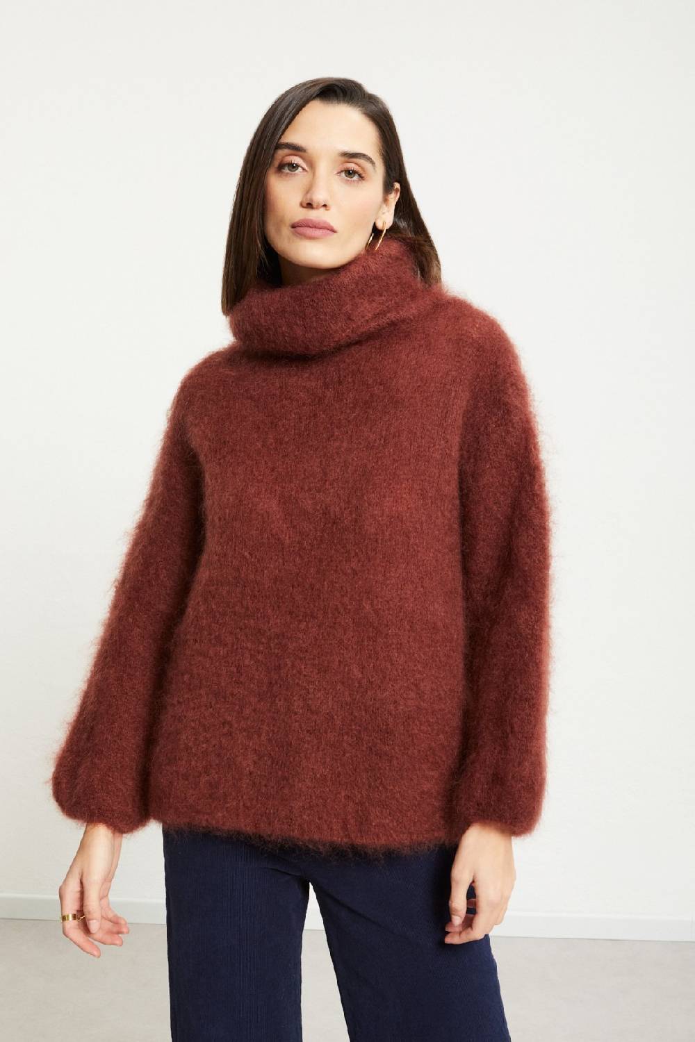 ottod'Ame Mohair blend fluffy jumper Offerte stagionali