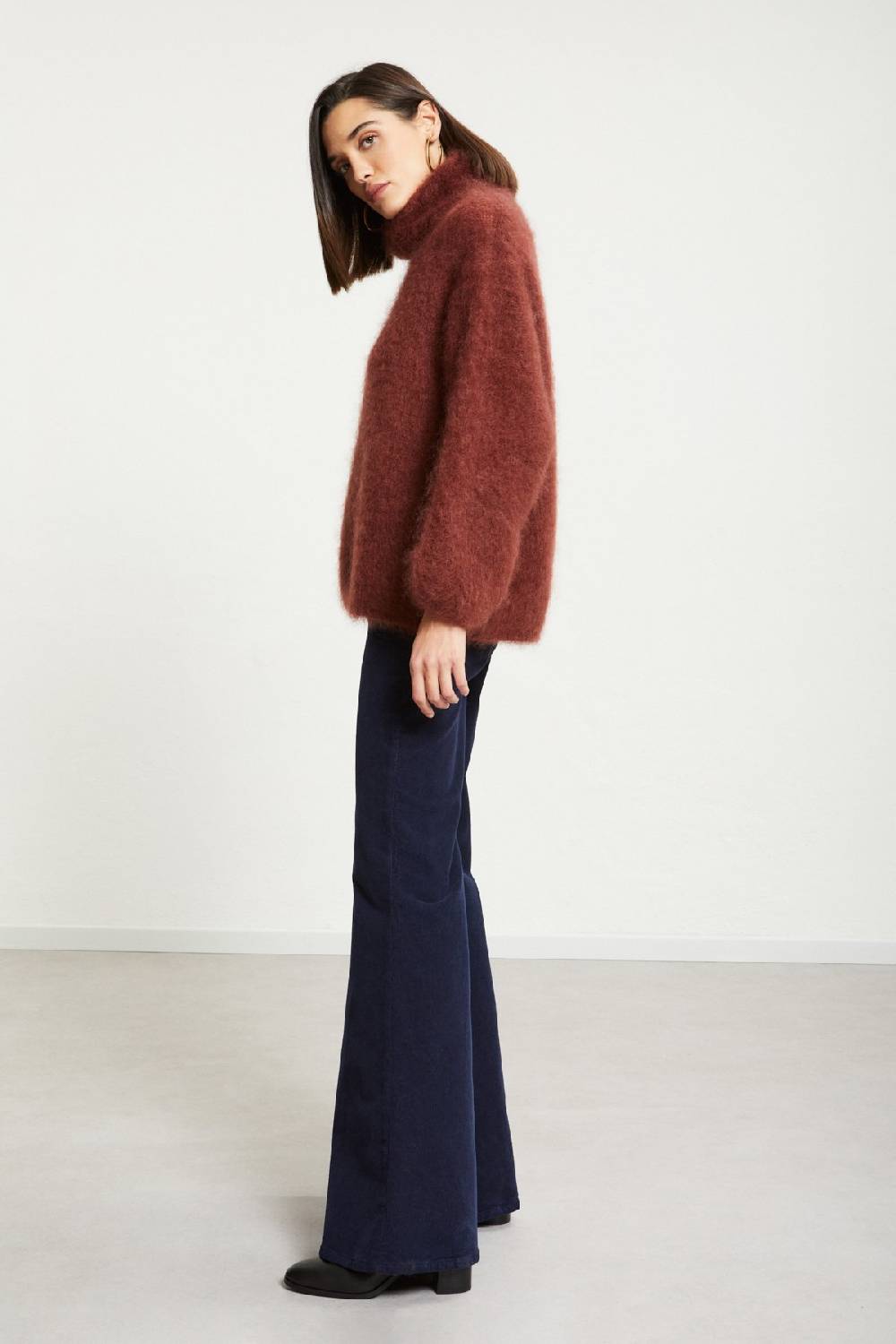 ottod'Ame Velvet flare trousers Liquidazione