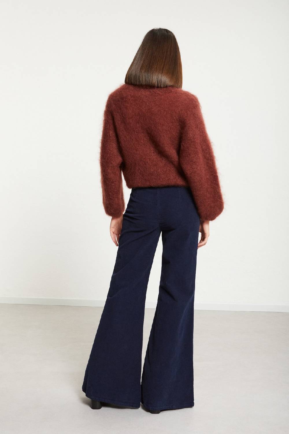 ottod'Ame Velvet flare trousers Liquidazione