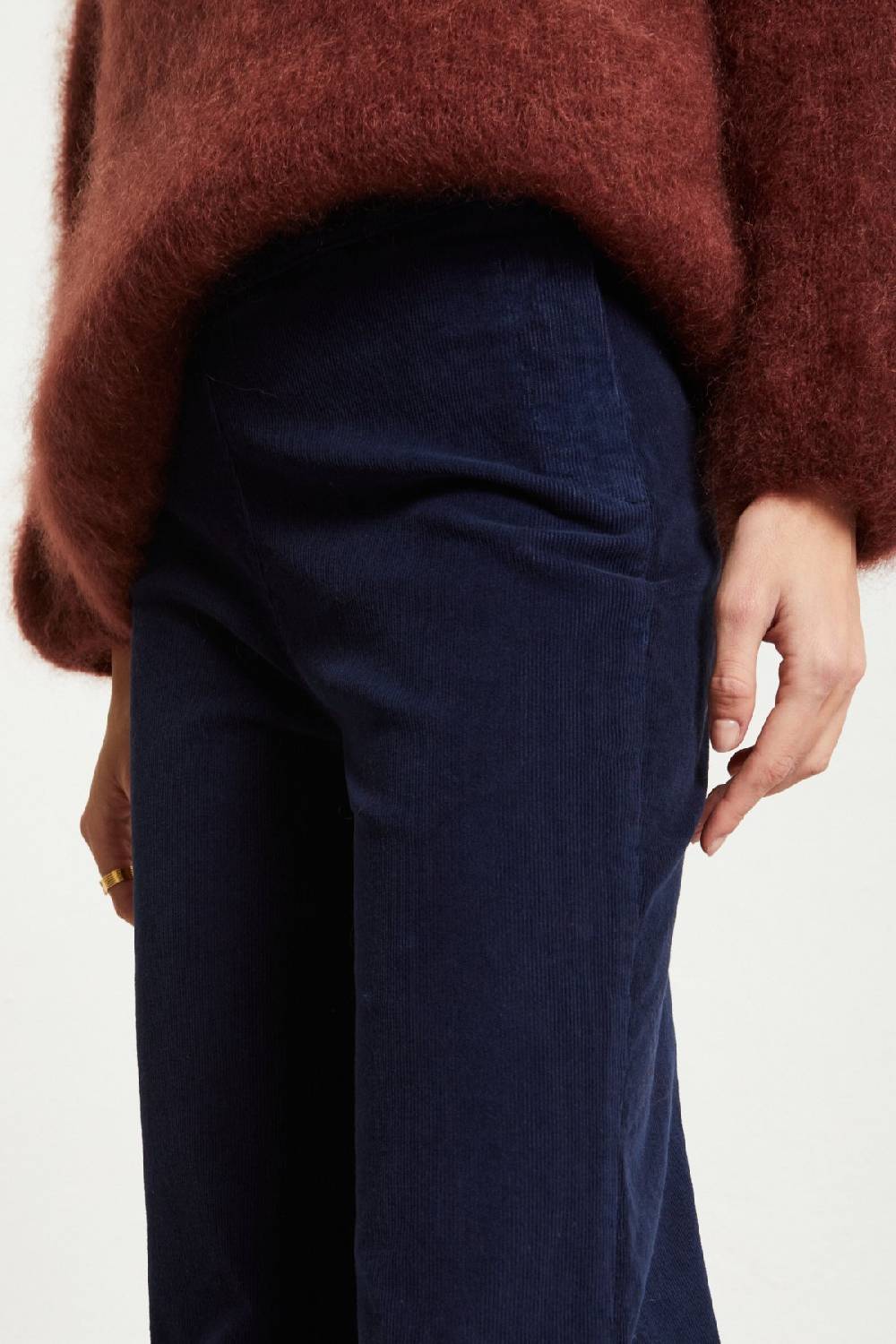ottod'Ame Velvet flare trousers Liquidazione