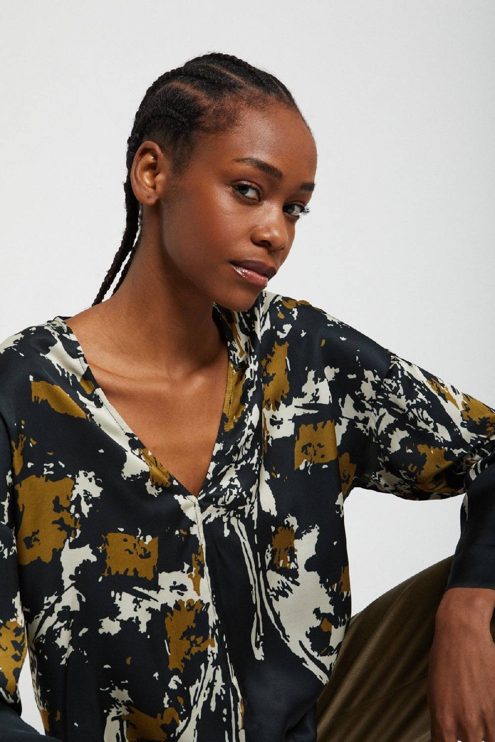 ottod'Ame VIscose fluid blouse Enormi risparmi