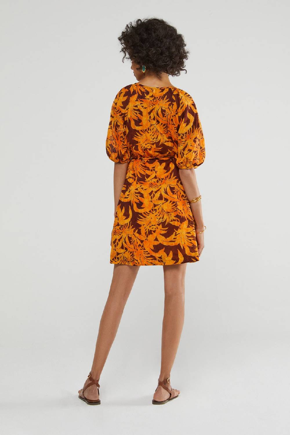 ottod'Ame Printed cotton short dress Prezzo basso