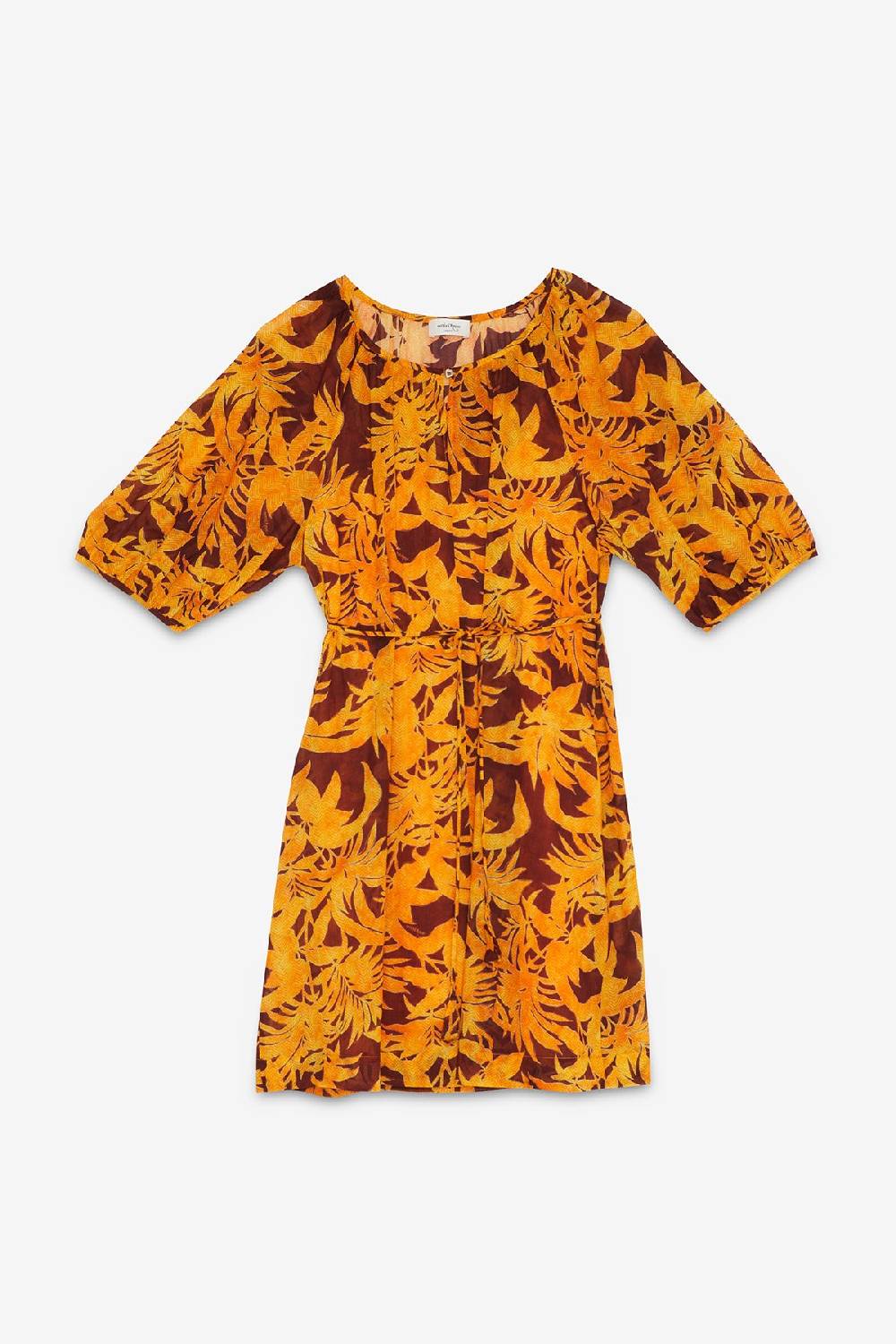 ottod'Ame Printed cotton short dress Prezzo basso
